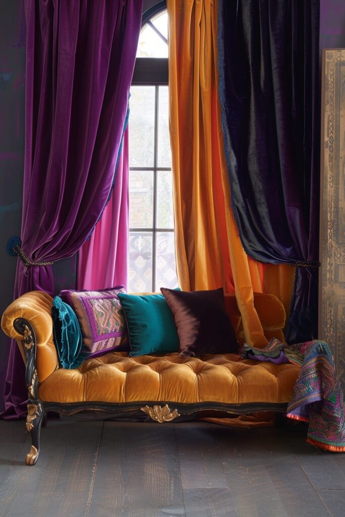 Luxurious Velvet Bohemian Drapes