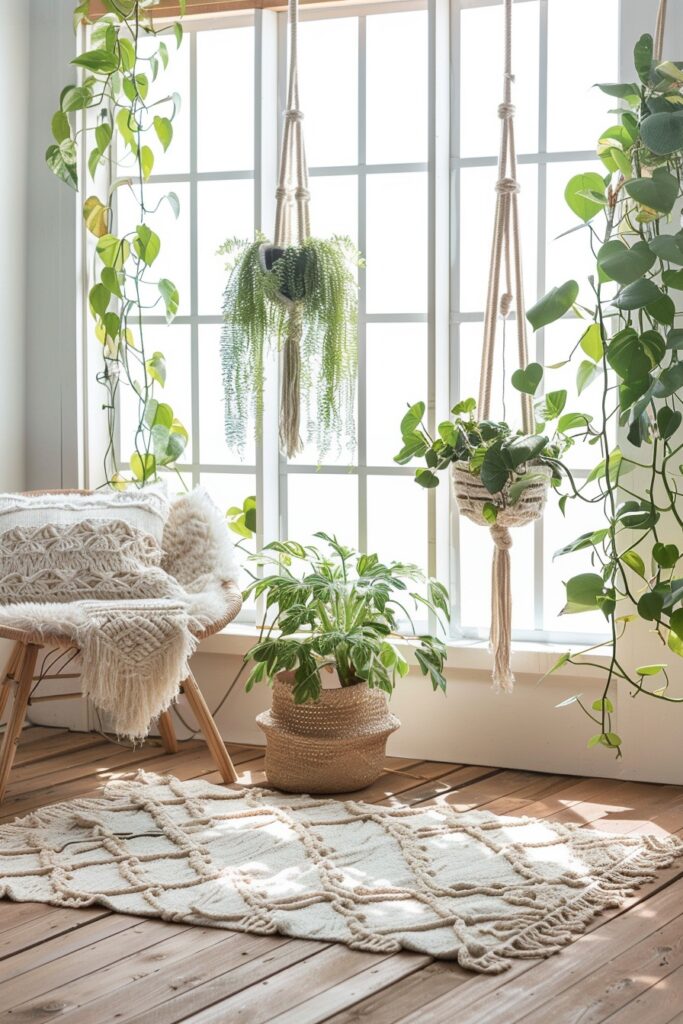 Macramé Plant Hanger Accents