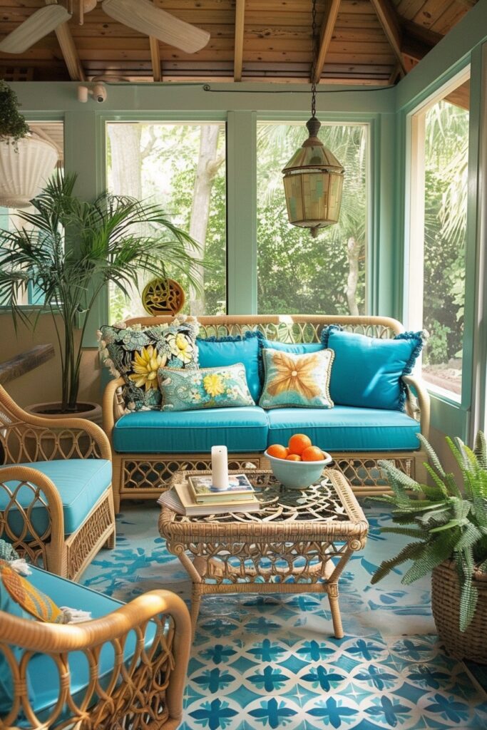 Mediterranean Boho Lounge