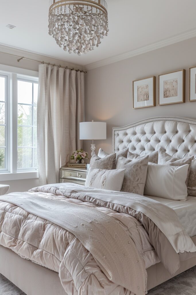 Metallic Finishes for Luxurious Bedroom Decor