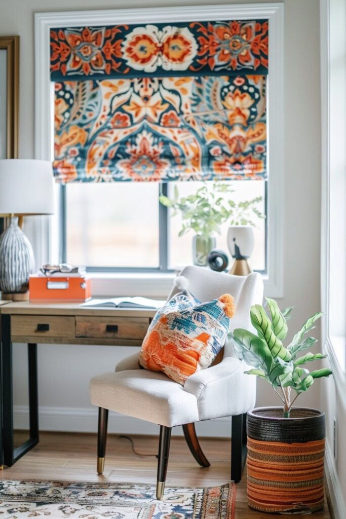 Modern Boho Print Blinds