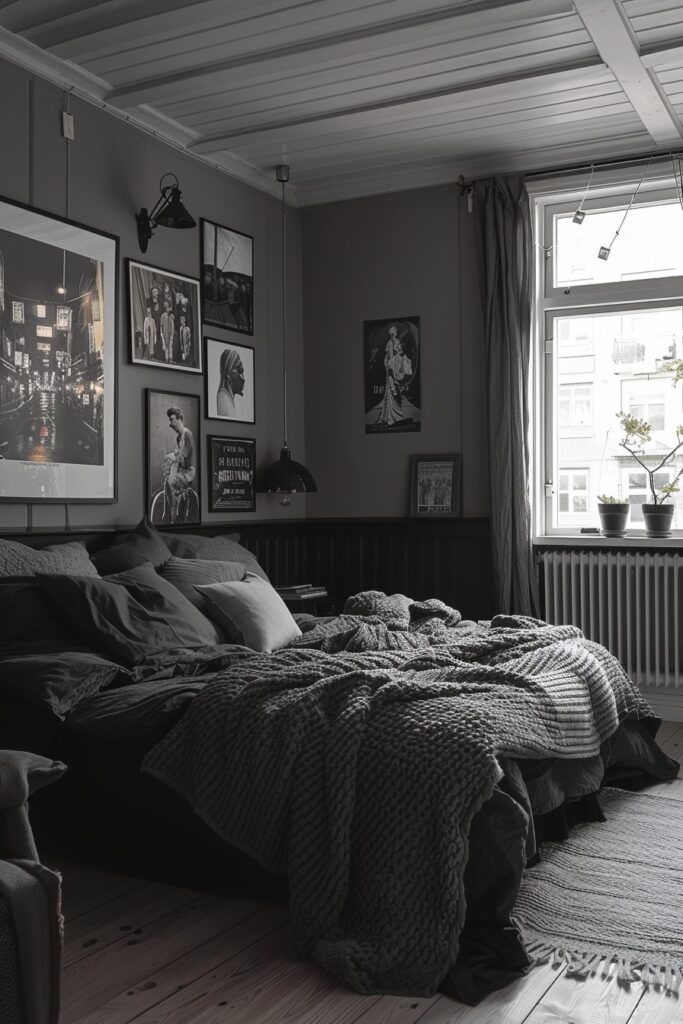 Monochrome Urban Bedroom