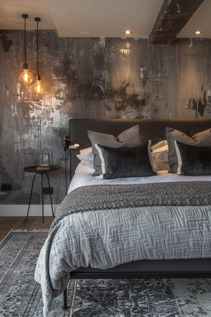 Moody Metallic Baddie Bedroom