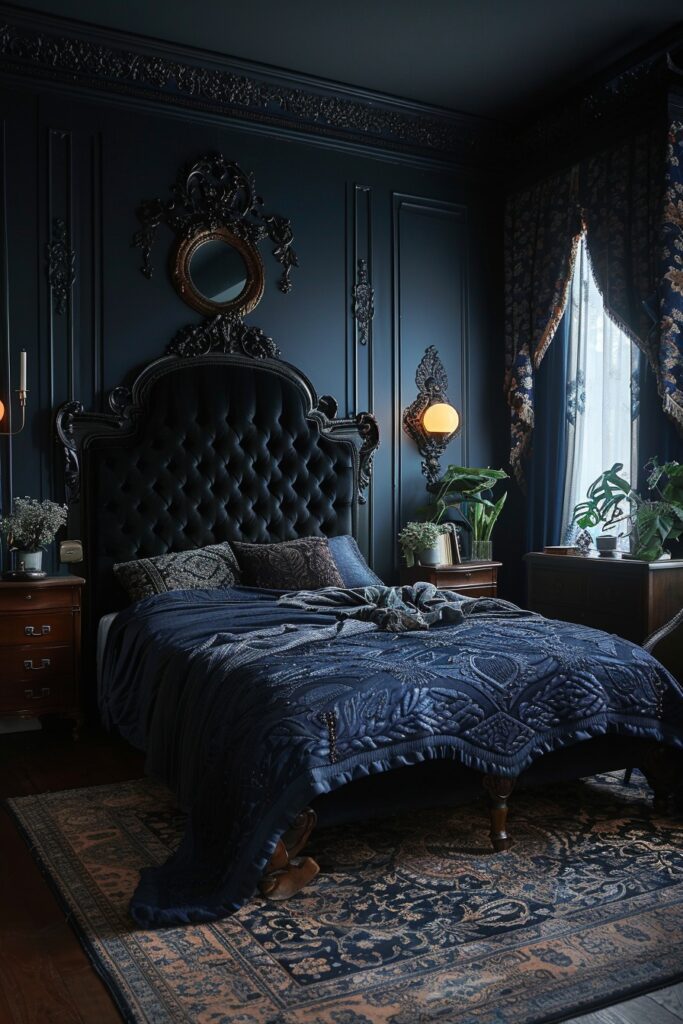 Mystical Midnight Bedroom