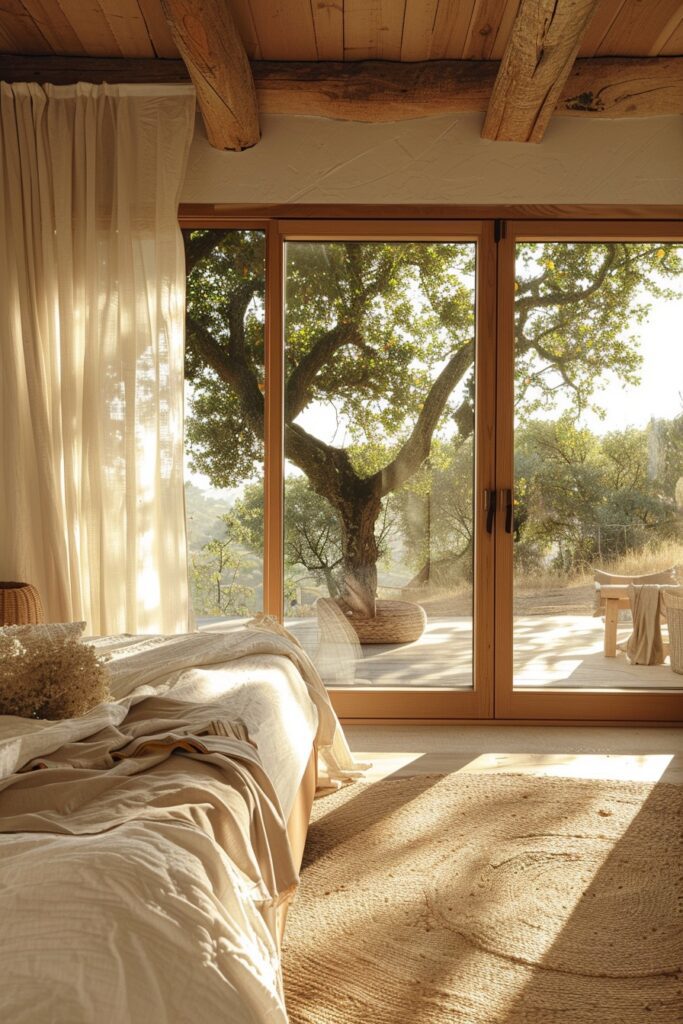 Nature-Inspired Minimalist Bedroom