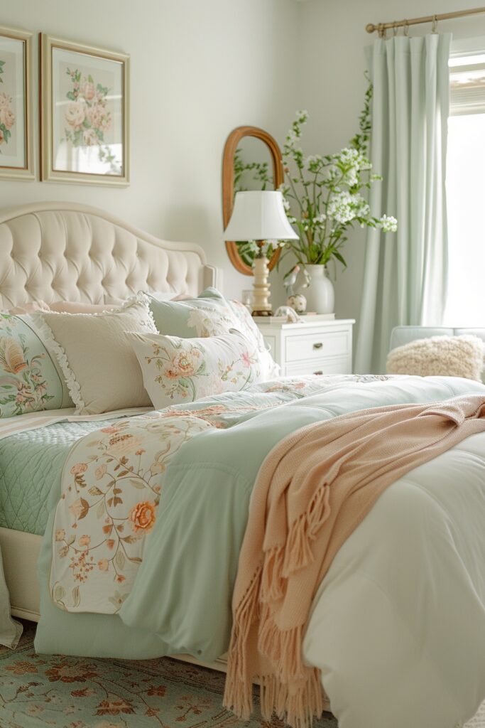 Pastel Paradise Bedroom