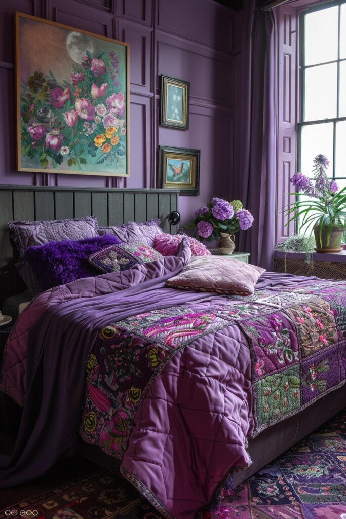 Patchwork Purple Playroom