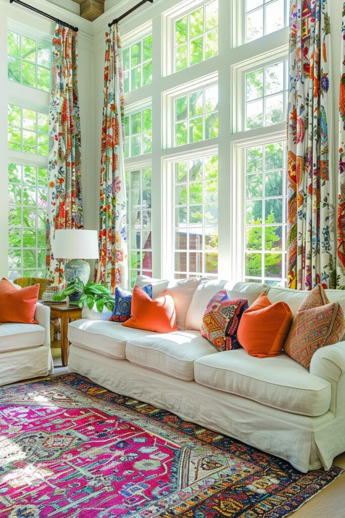 Playful Boho Window Treatments