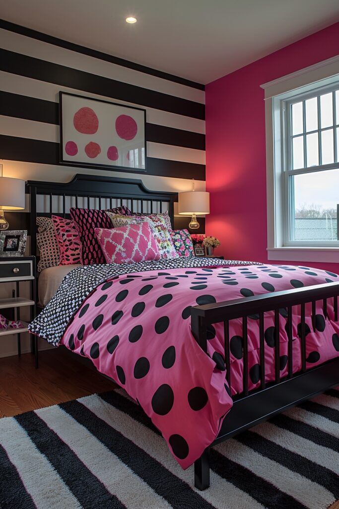 Playful Pink and Black Designs