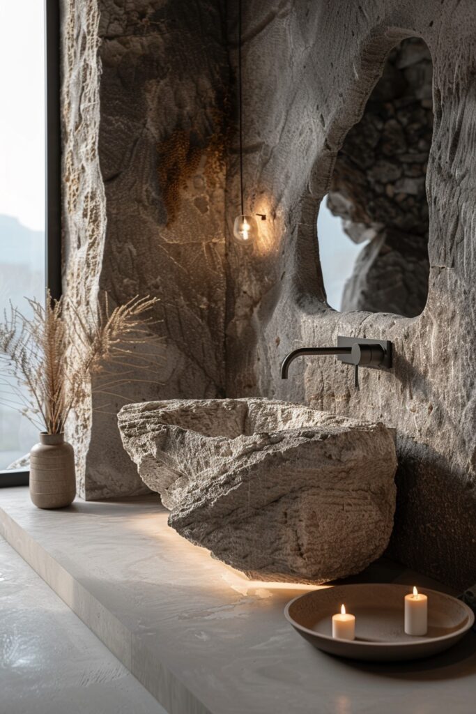 Raw Stone Minimalist Design