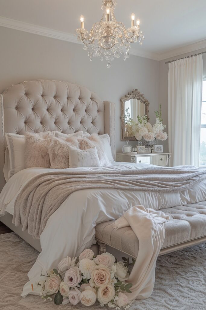 Romantic Touches for Glamorous Bedrooms