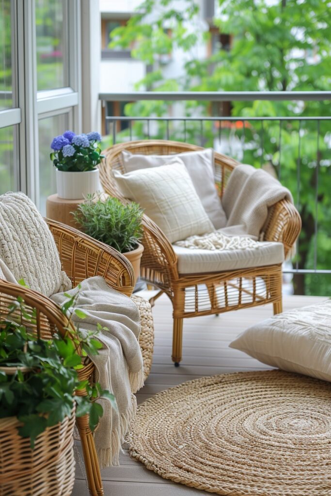 Rustic Rattan Retreat