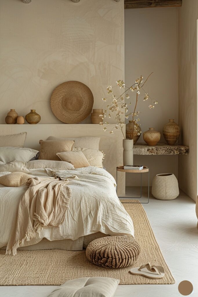 Sanctuary of Minimalist Earth Tones