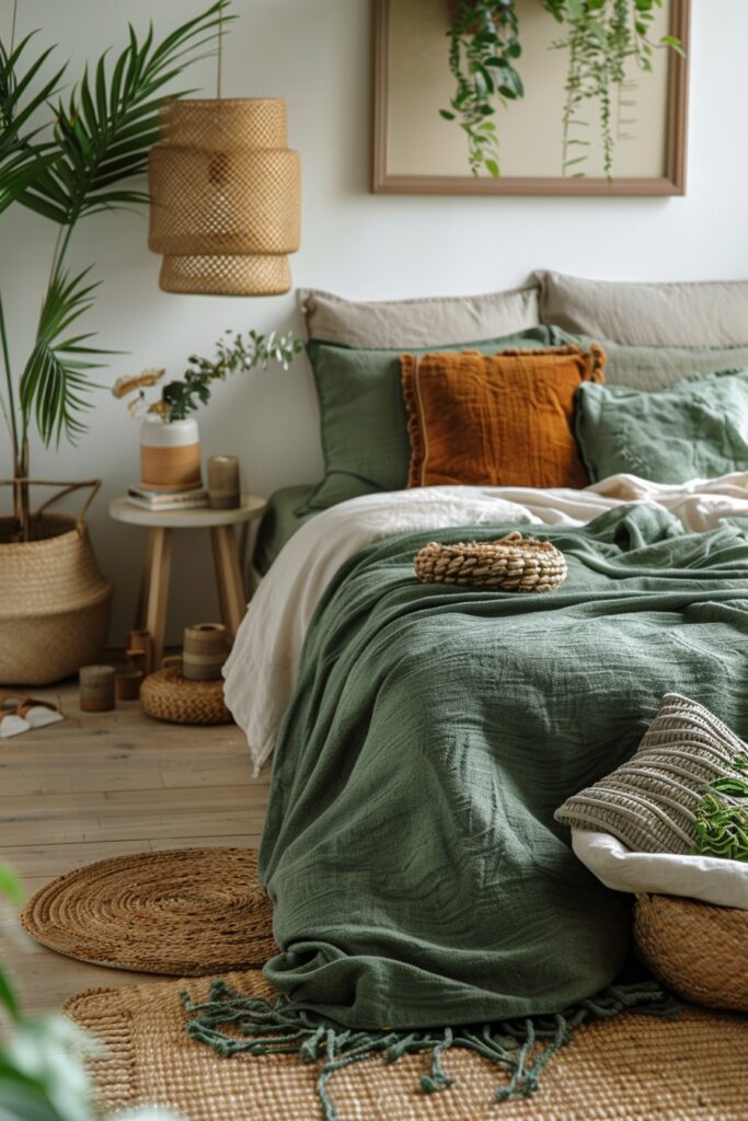 Scandinavian Cleanliness in Green and Terracotta