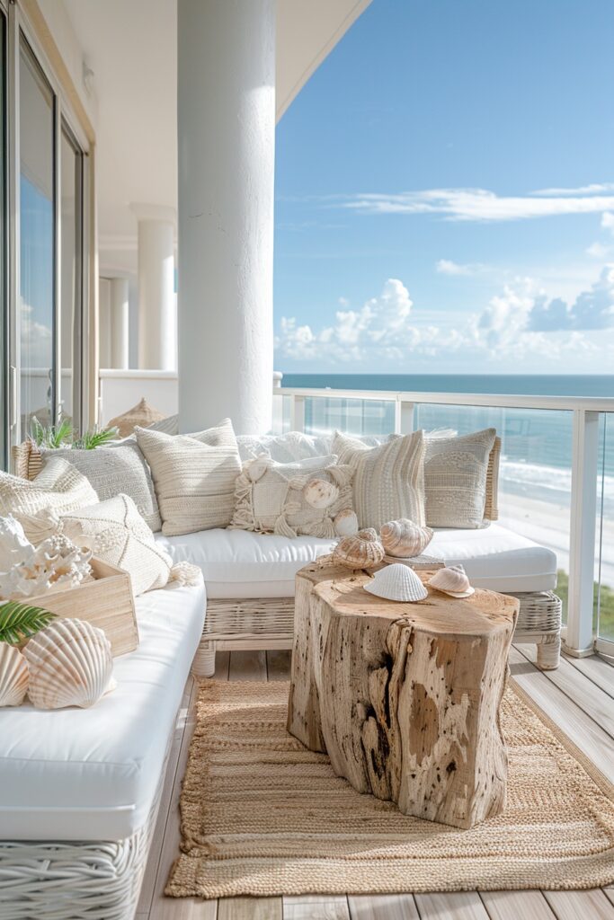 Seaside Boho Balcony