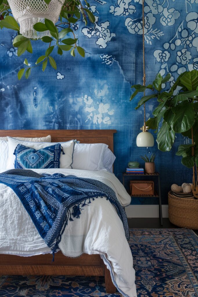 Shibori Dye Boho Wall