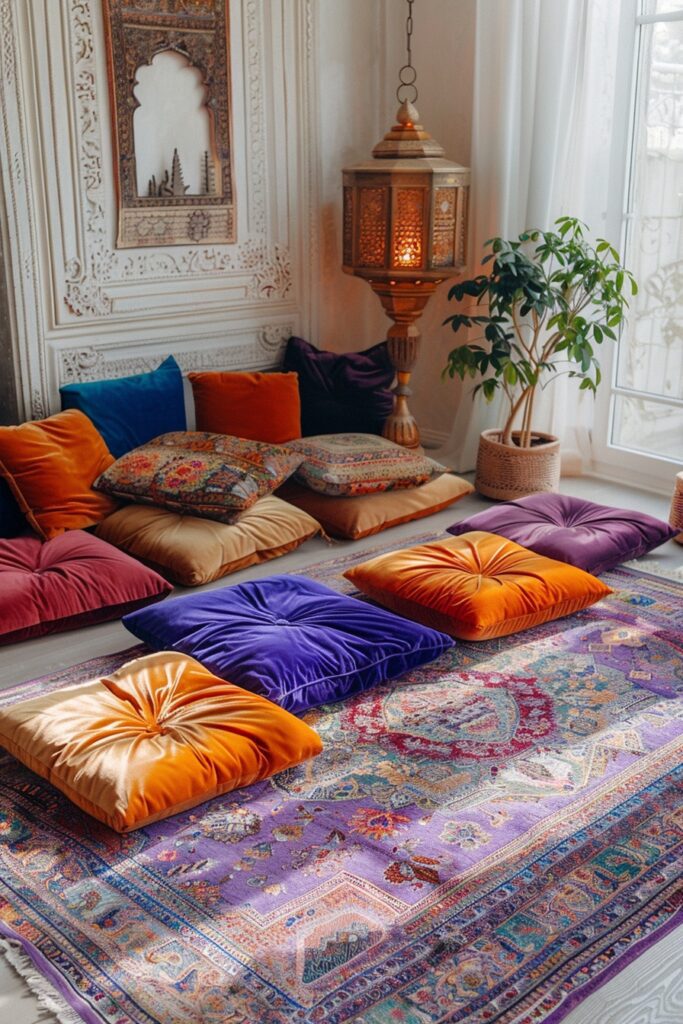 Soft Velvet Floor Cushions