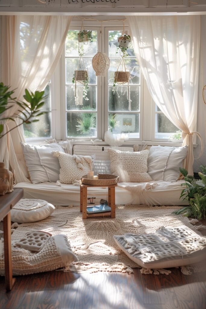 Soothing Bohemian Sunlit Refuge