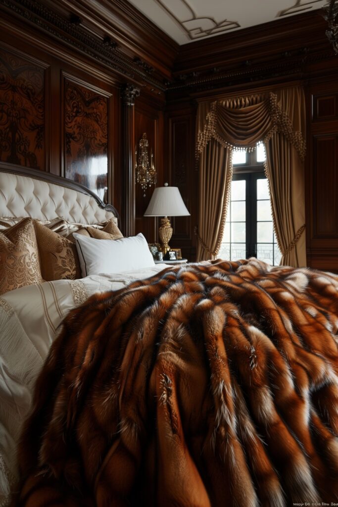 Sophisticated Faux Fur Touches for Glam Bedrooms