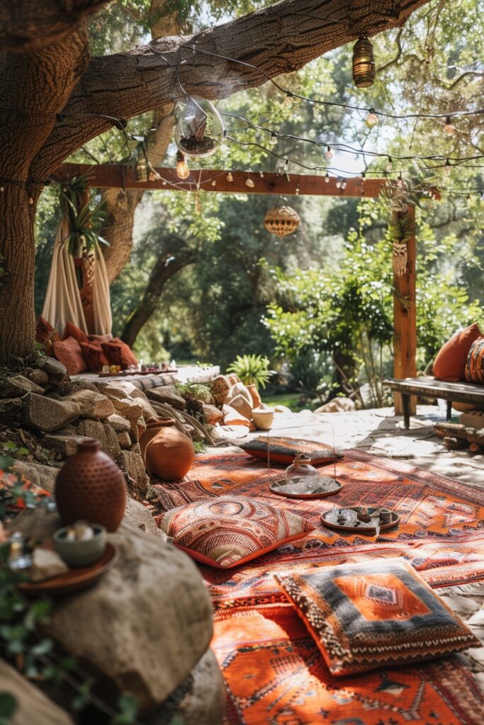 Spiritual Boho Outdoor Haven