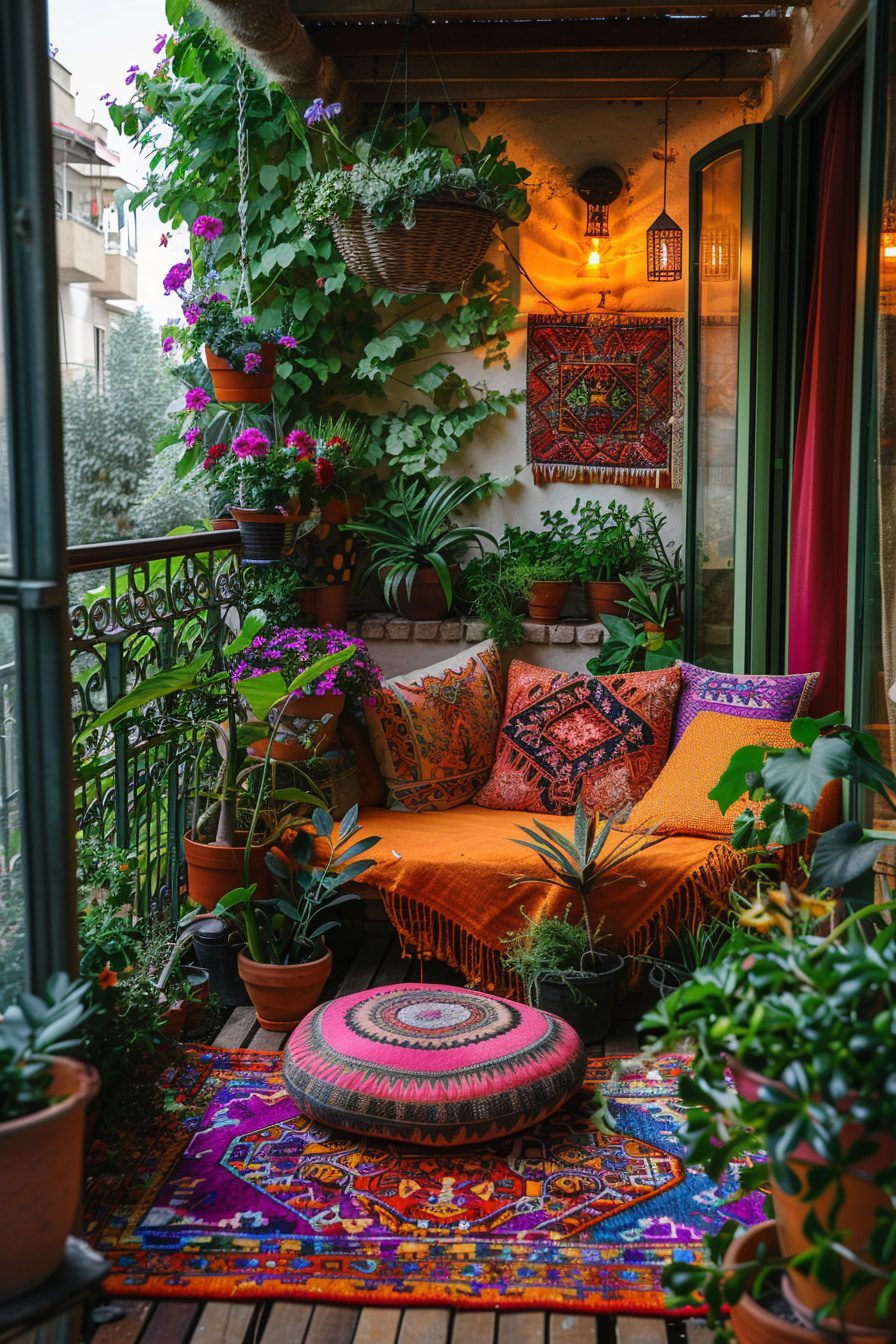 28 Boho Balcony Vibes To Make The Most Of Your Outdoor Area