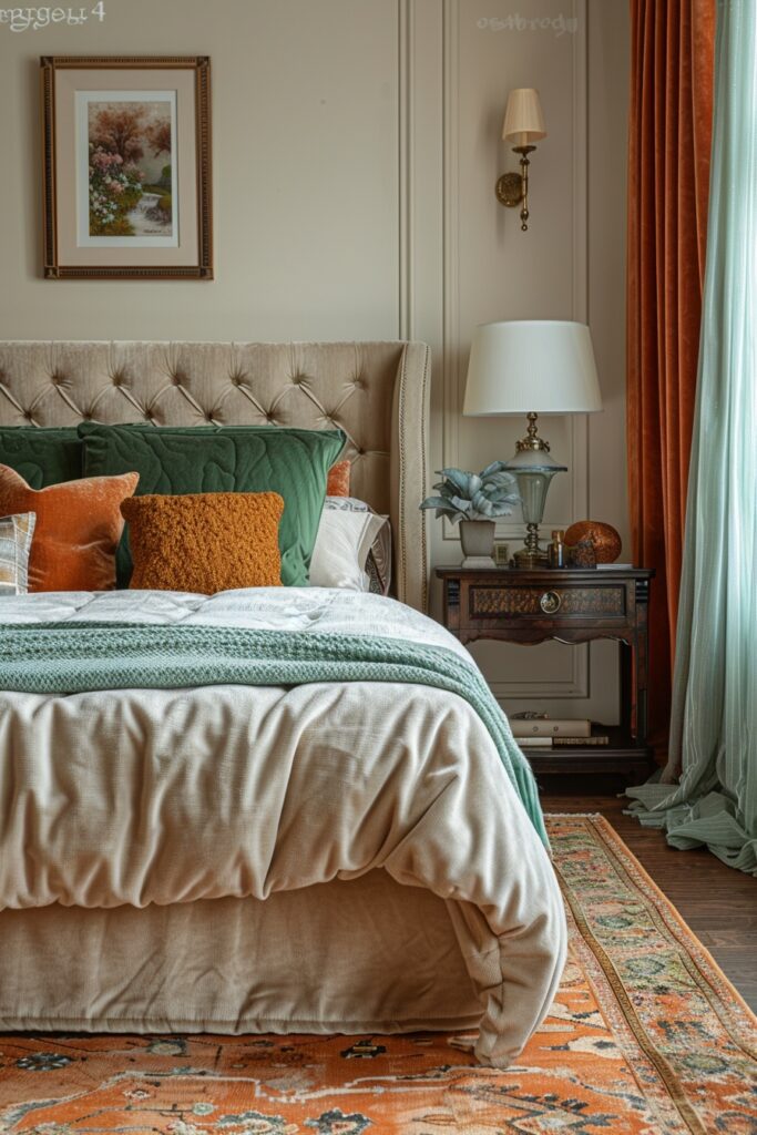 Textural Harmony in Green and Terracotta