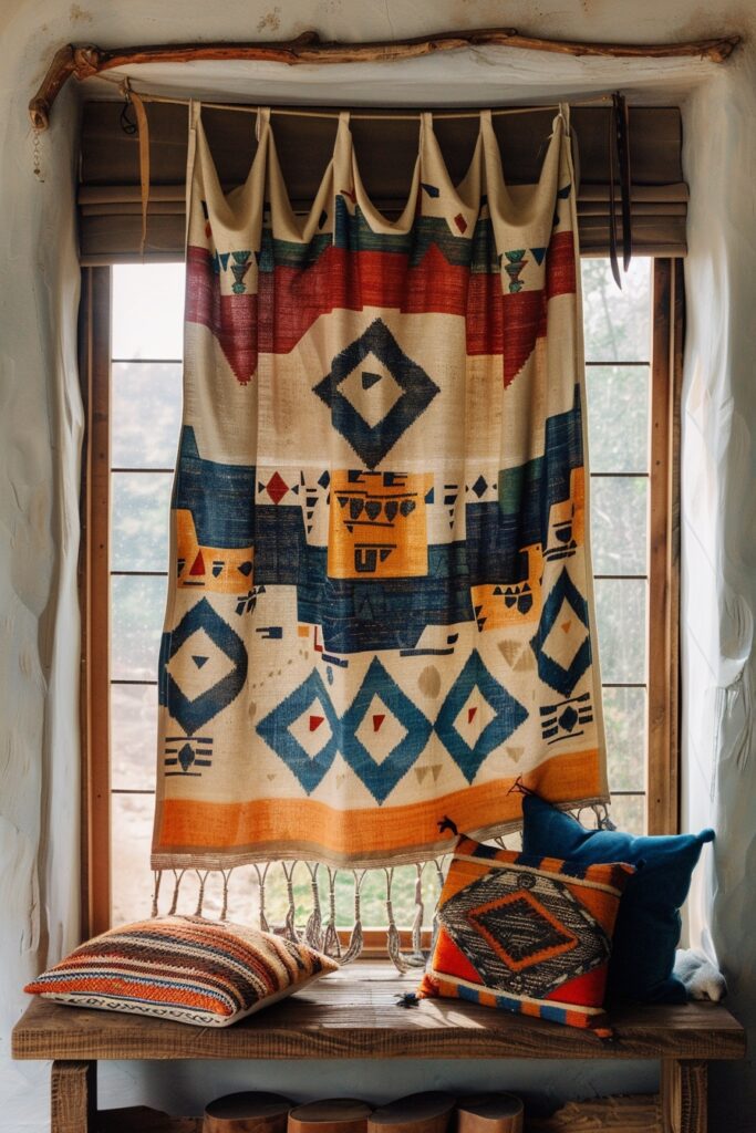 Tribal Inspired Window Dressings