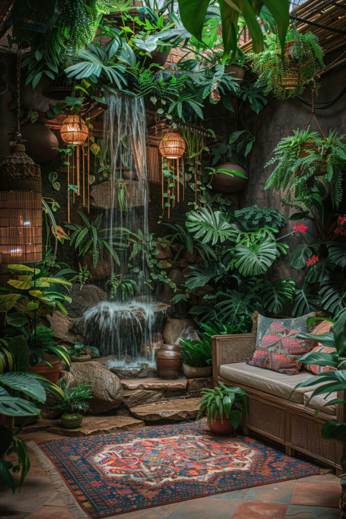 Tropical Boho Serenity Room