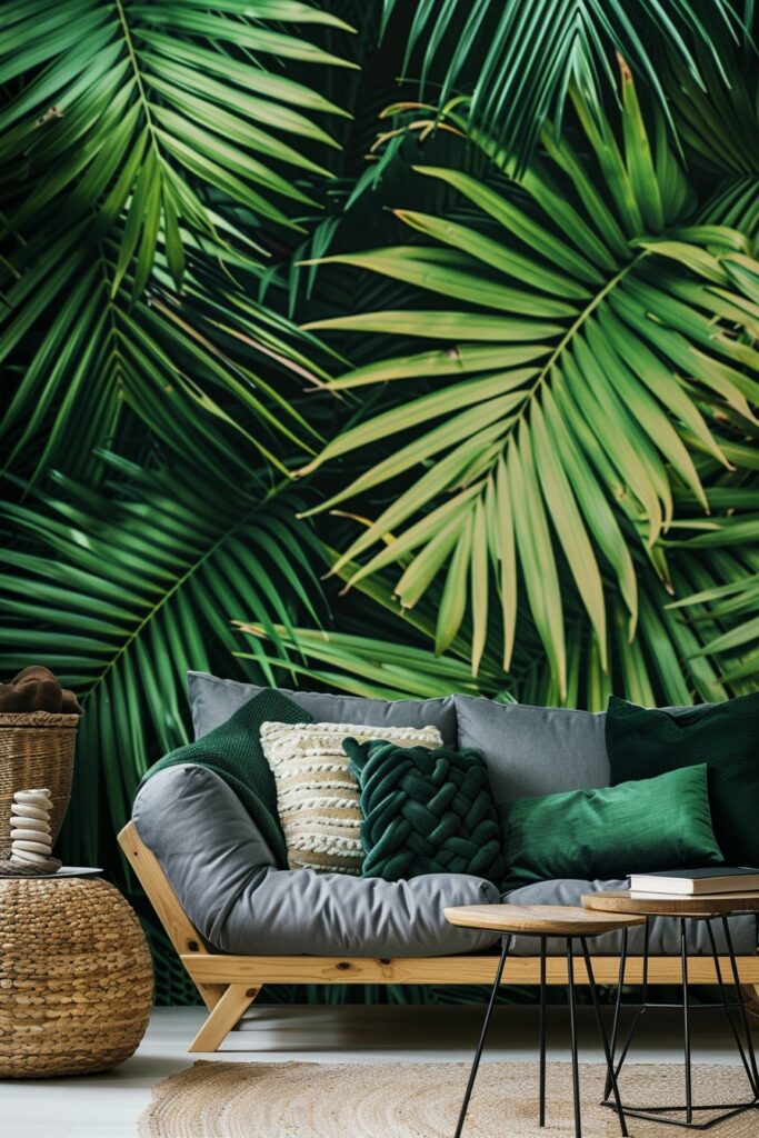 Tropical Leaf Boho Wall