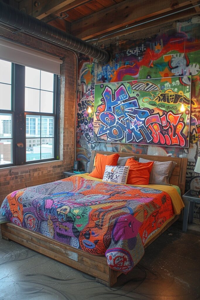 Urban Graffiti Bedroom