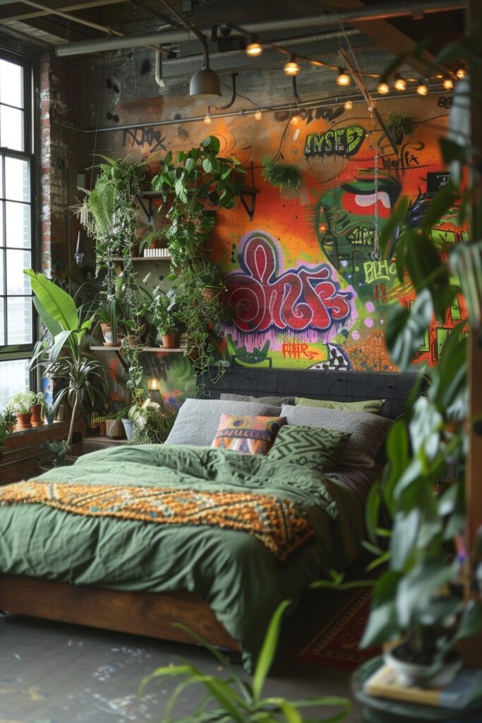 Urban Jungle Bedroom