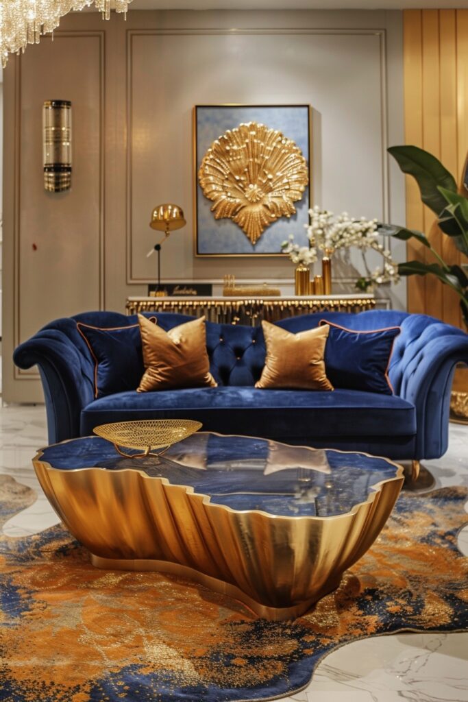 Velvet and Gold Opulence