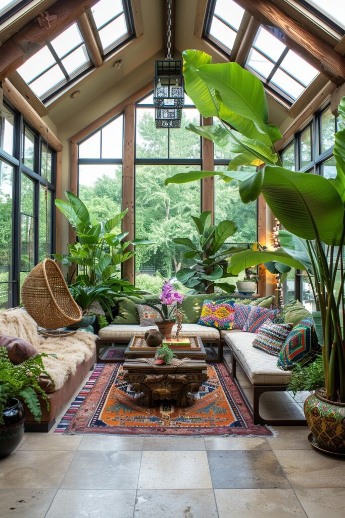 Verdant Boho Glasshouse