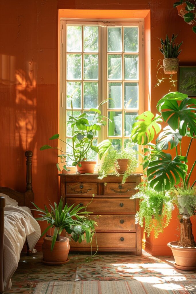 Verdant Nook with Terracotta Enhancements