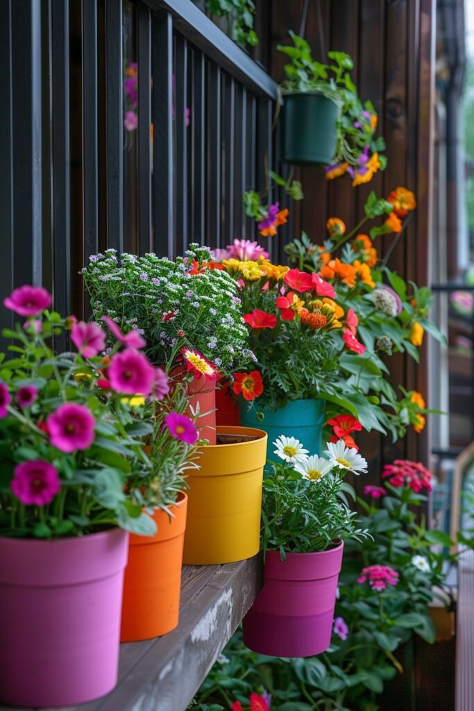 Vibrant Planters for Boho Spaces