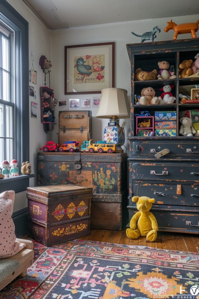 Vintage Toy Storage Solution