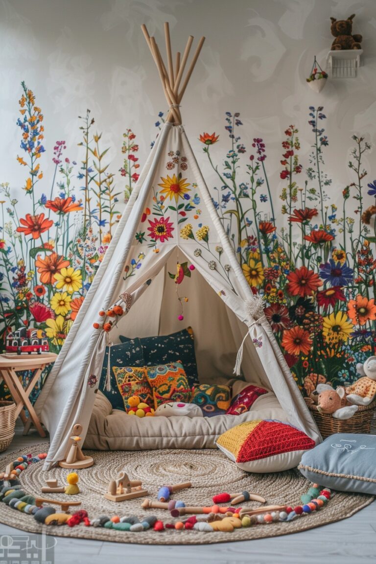 29 Boho Playroom Ideas To Elevate Your Child’s Playtime