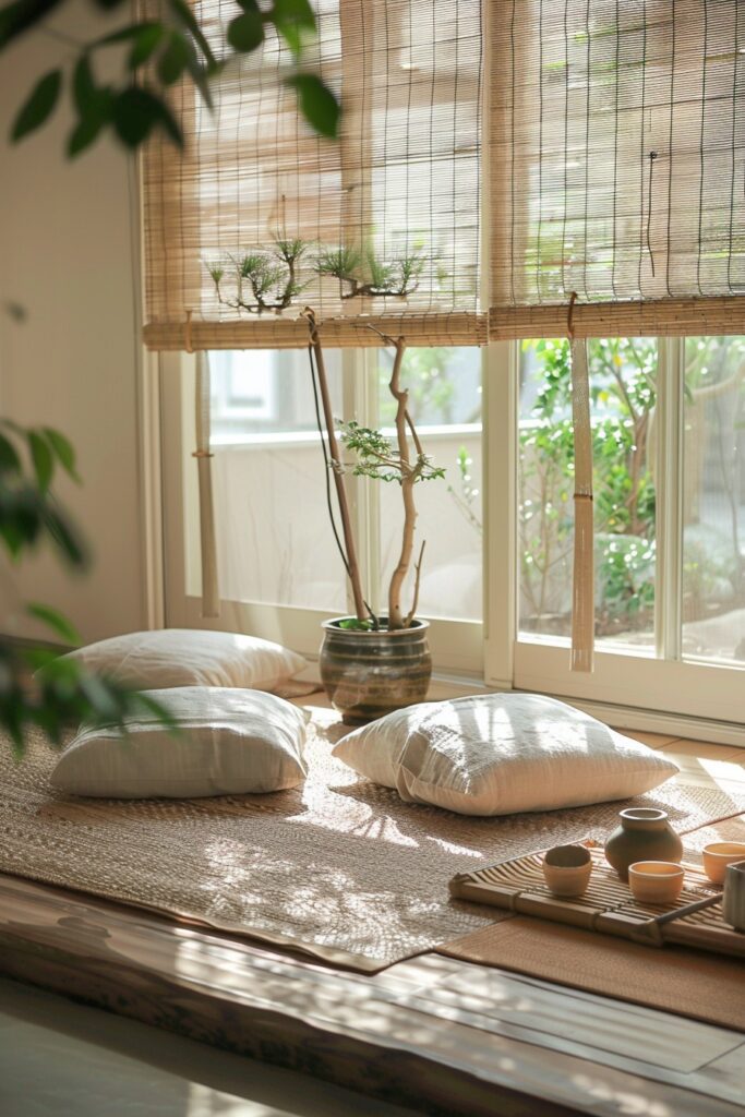 Zen-Inspired Boho Sunroom