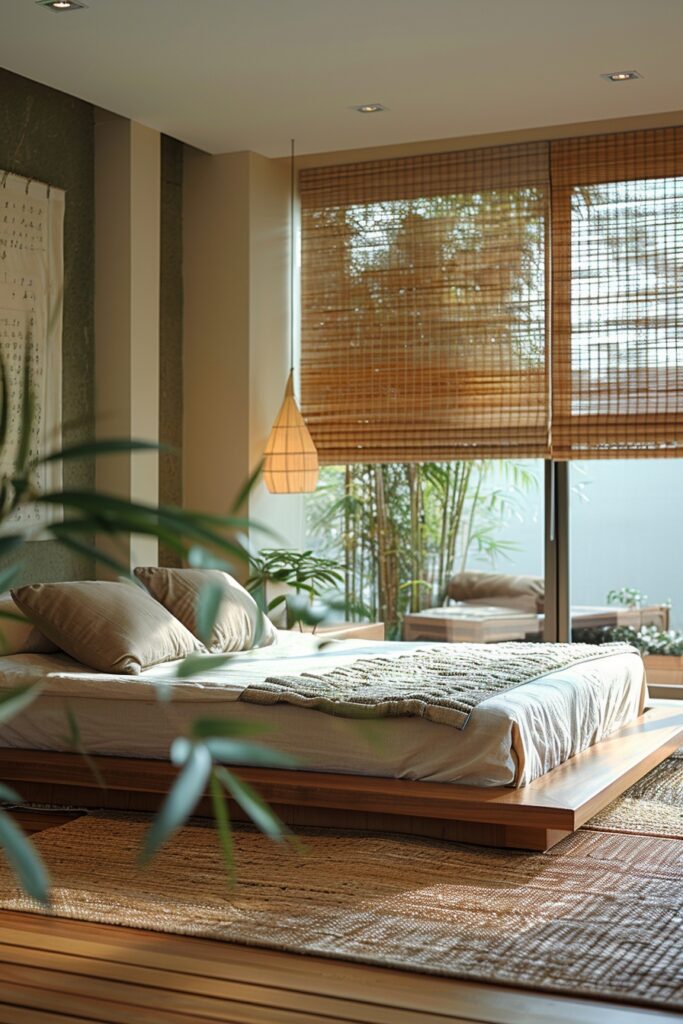 Zen-Inspired Tranquil Earthy Bedroom