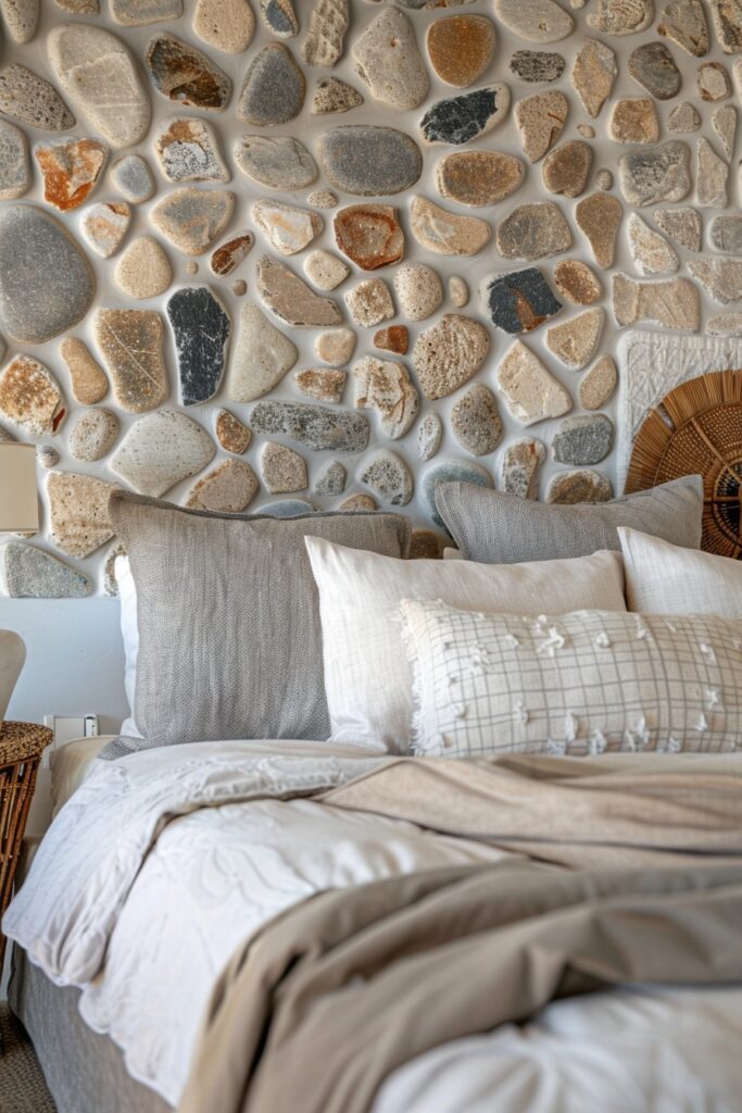 Zen Stone Mosaic Boho Wall