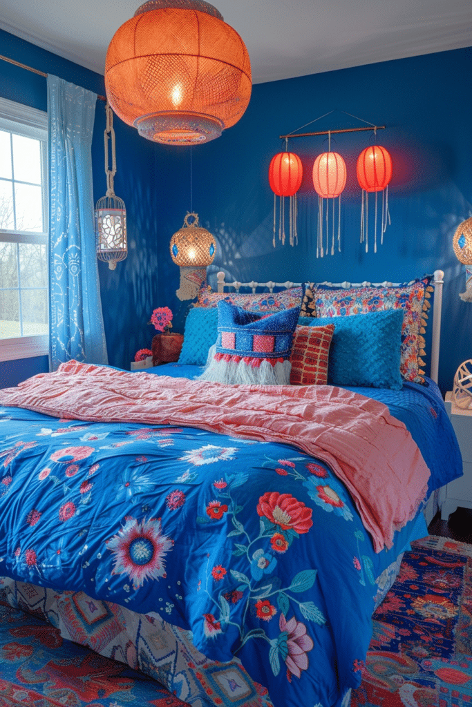 Vivid Blue Boho Sanctuary