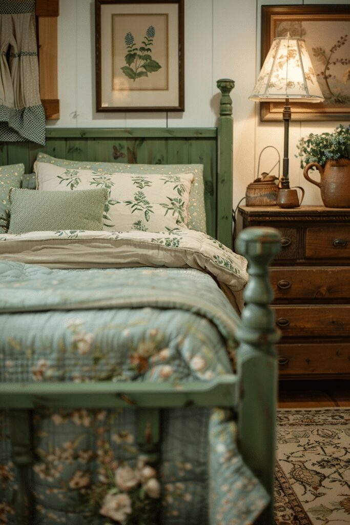 Artisan Sage Green Farmhouse Bedroom