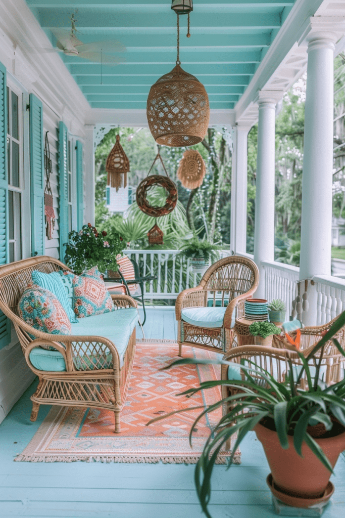 Aqua Blue Outdoor Haven