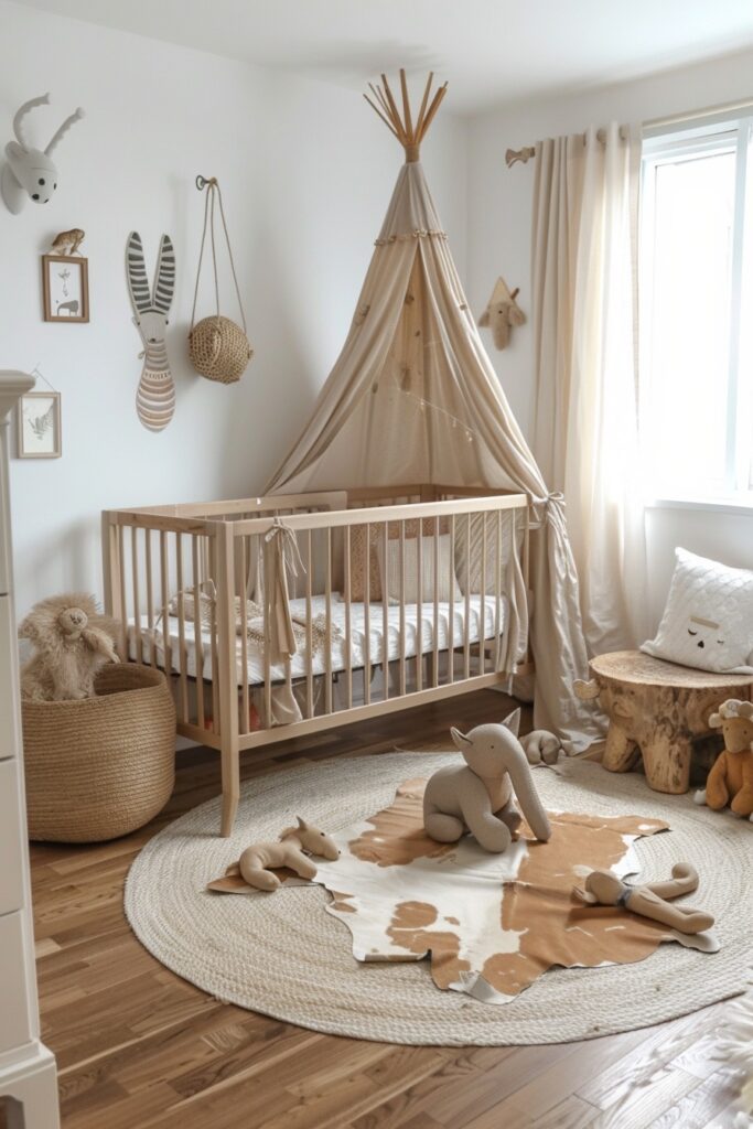 Adventure-Themed Boho Nursery