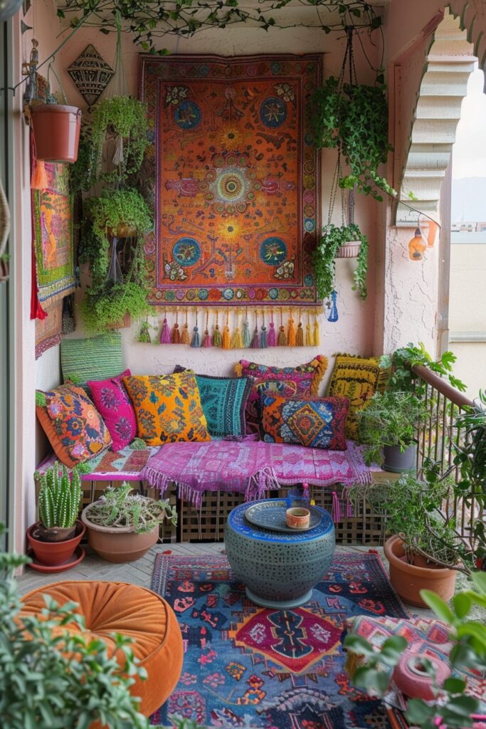 Bohemian Outdoor Area