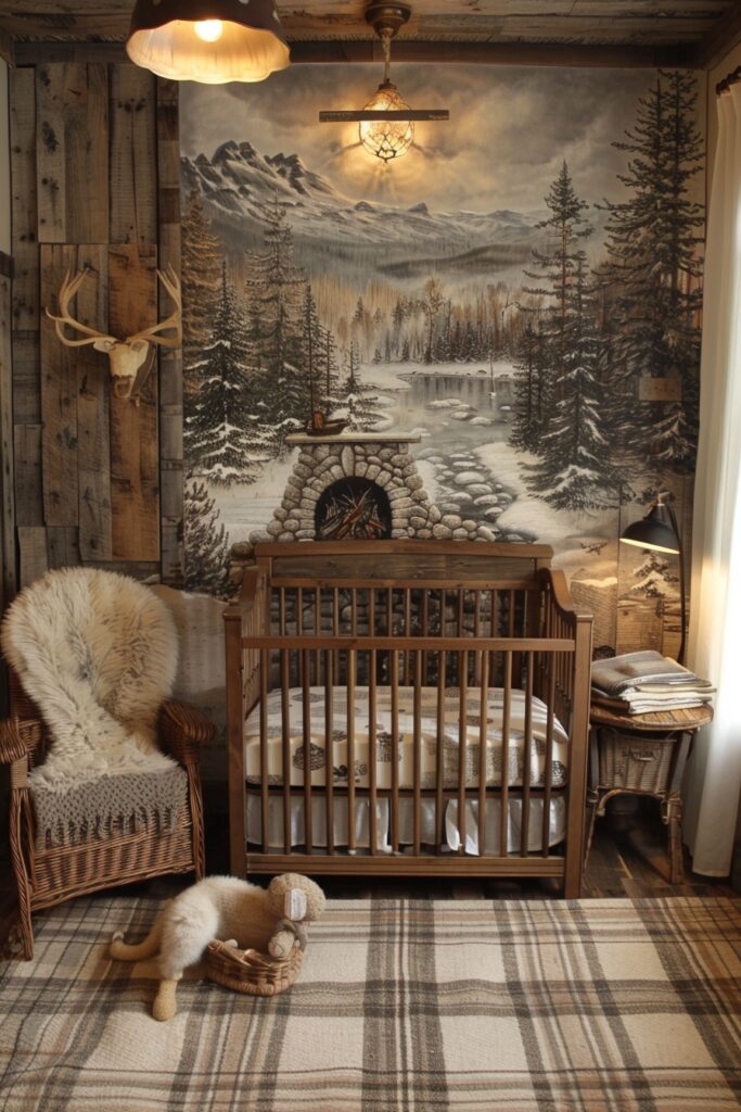 Cabin Style Nursery