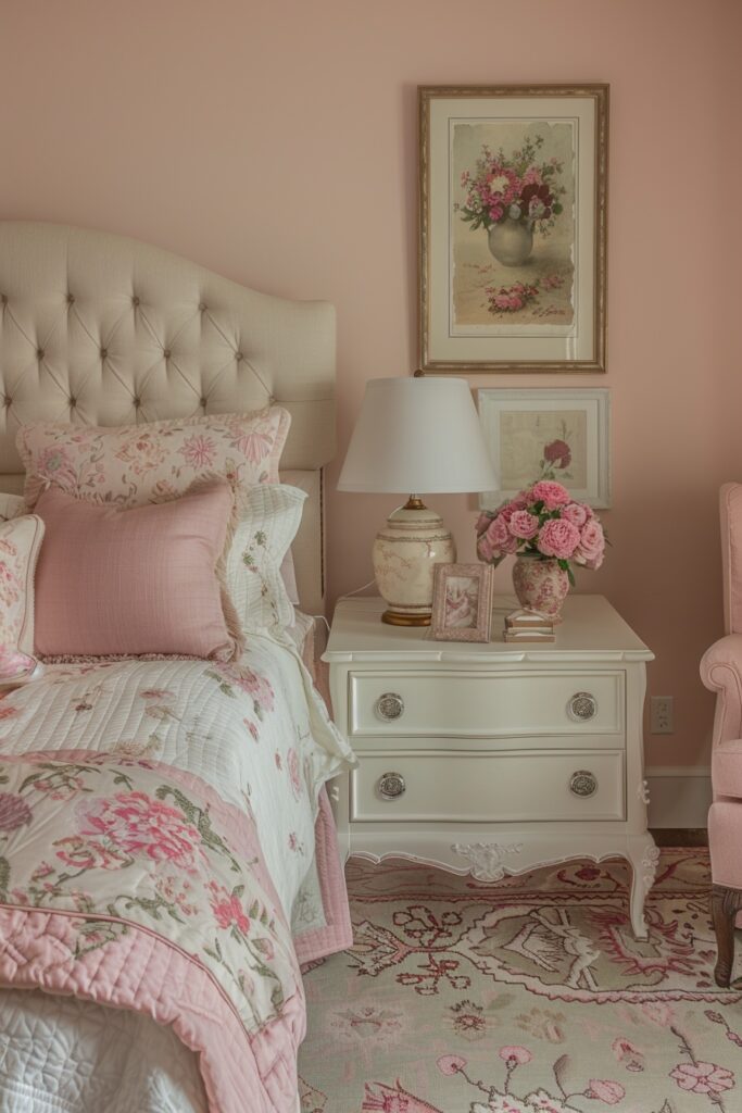 Charming Pink Guest Rooms