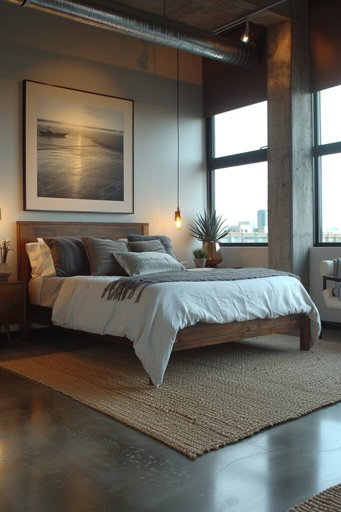 Chic Metropolitan Bedroom