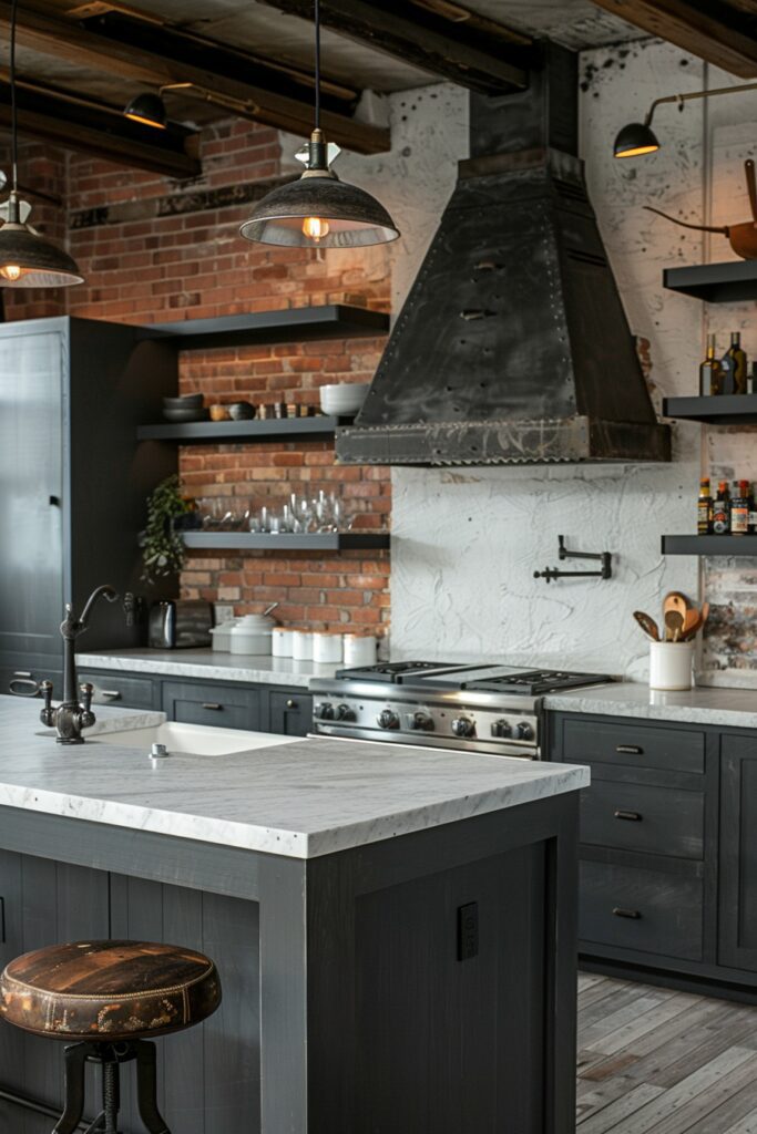 Chic Urban Loft Kitchen