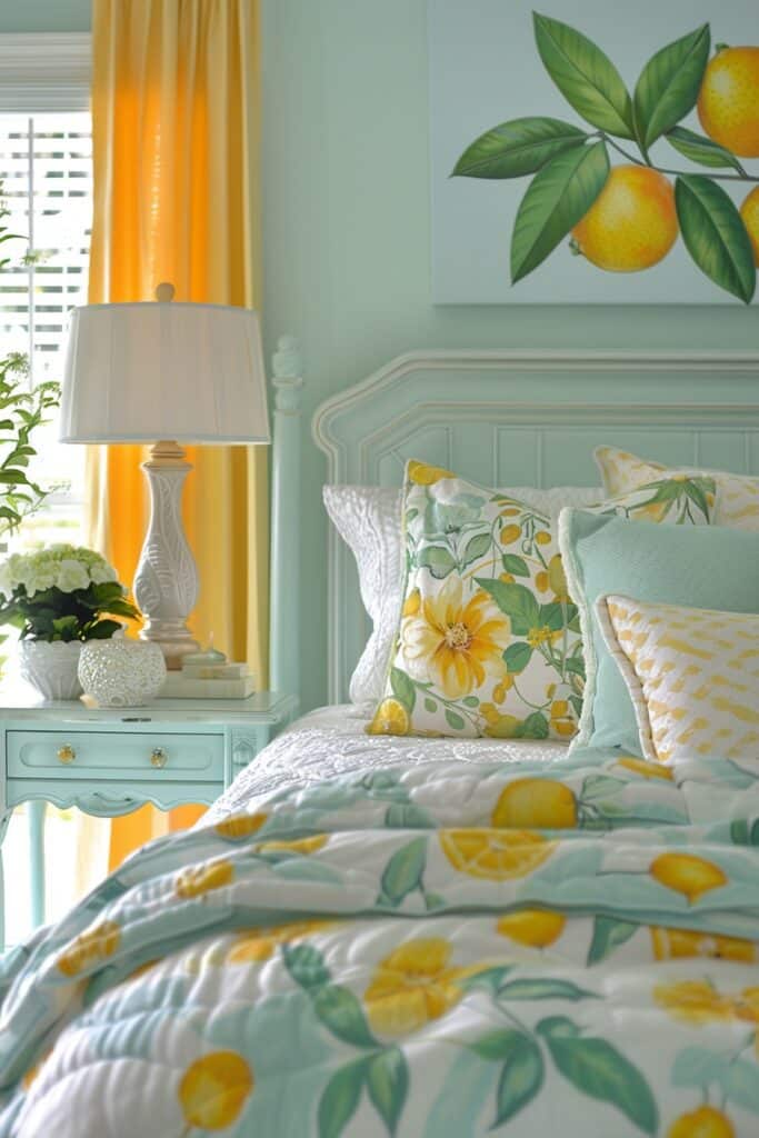 Citrus Sea Bedroom